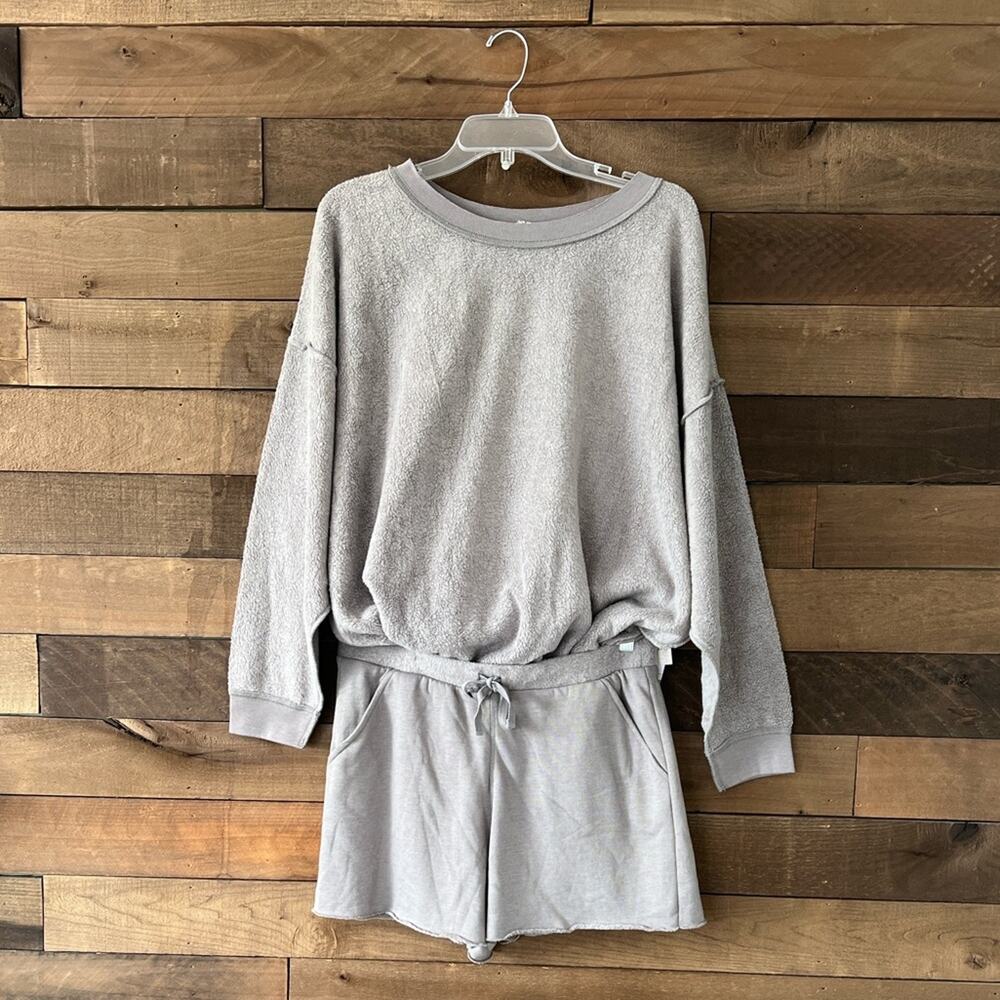 NWT Intimately Free People Women's Kelly Lounge Set in Storm Size Small - Picture 3 of 9